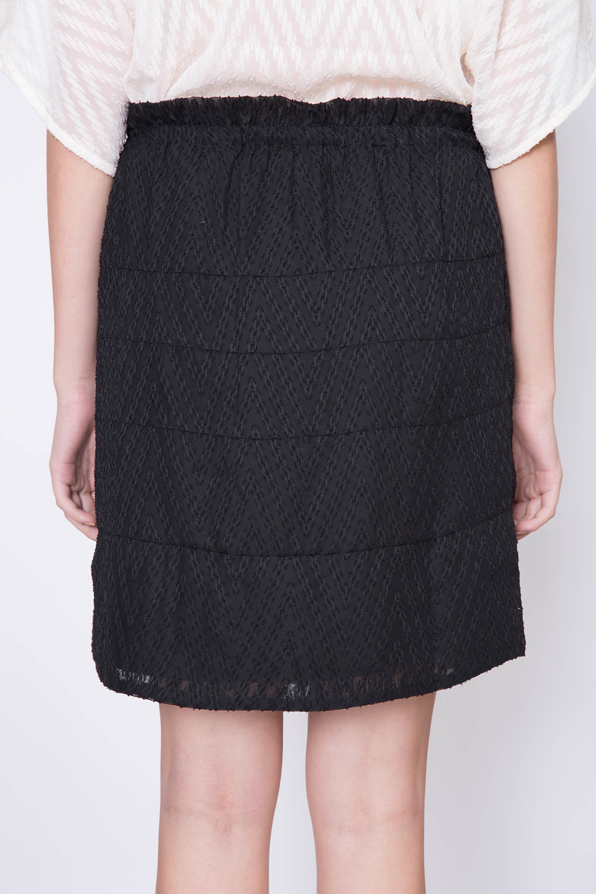 Broderie Anglaised Mini Skirt - Image 3