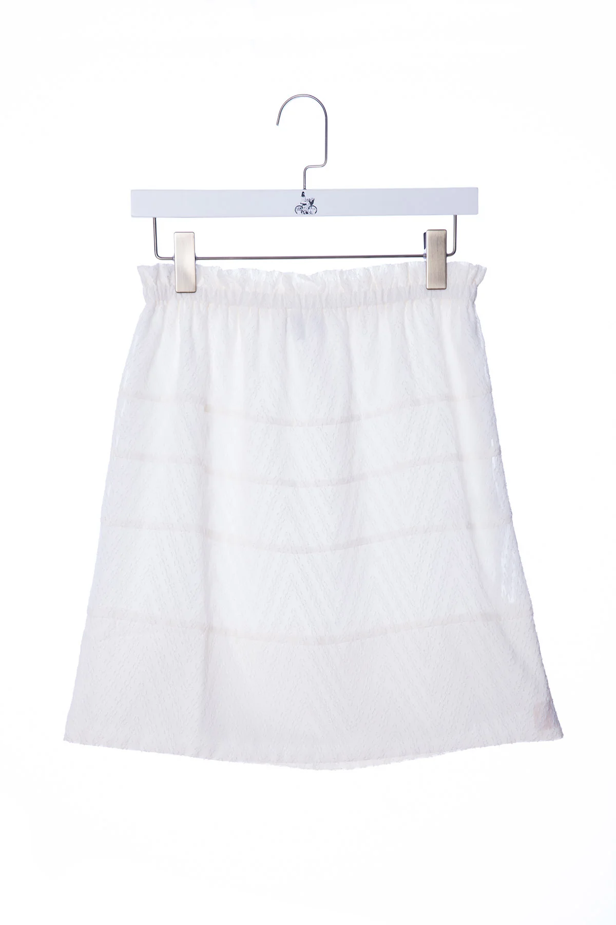 Broderie Anglaised Mini Skirt - Image 5