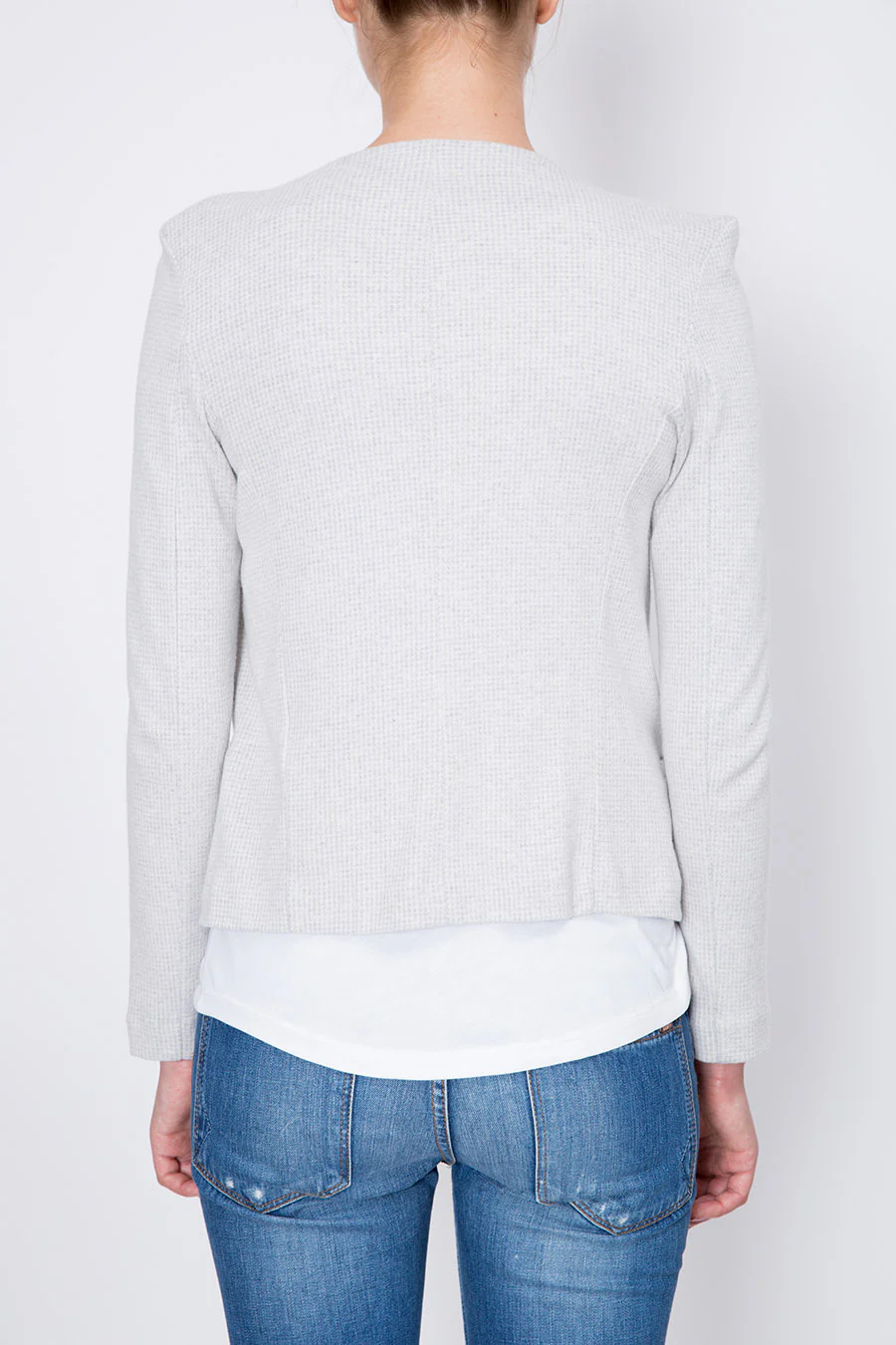 Enlarged Lapel Pattern Jacket - Image 4