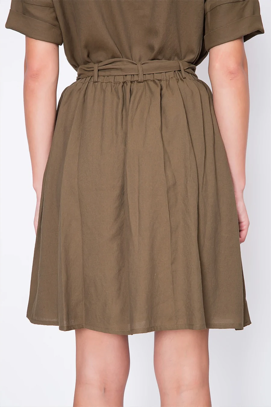 Knee Length Crepe Skirt - Image 4