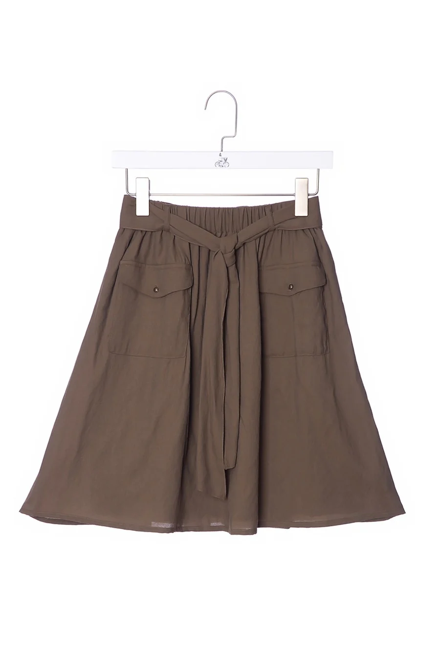 Knee Length Crepe Skirt - Image 6