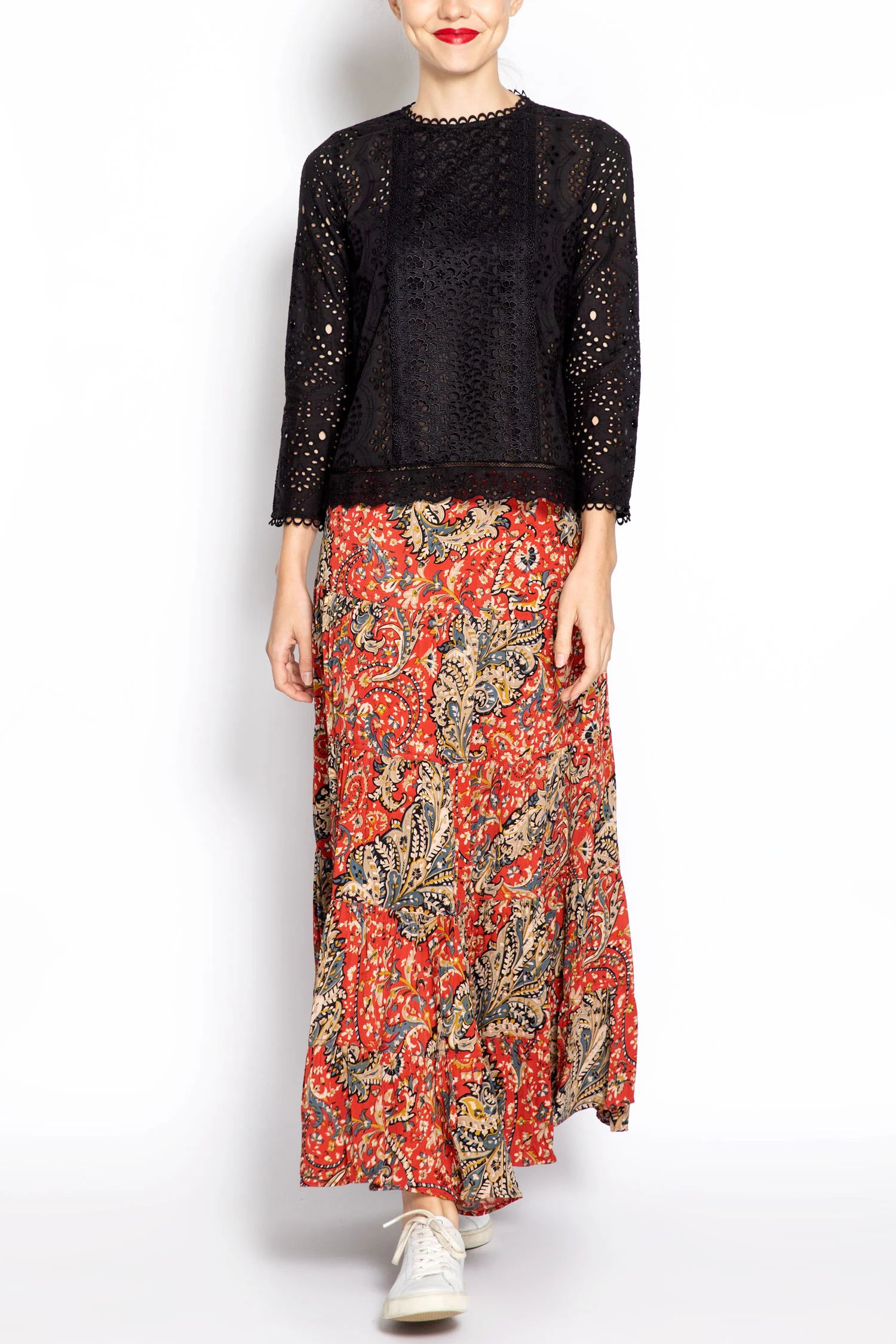 Lace Wide Blouse - Image 4