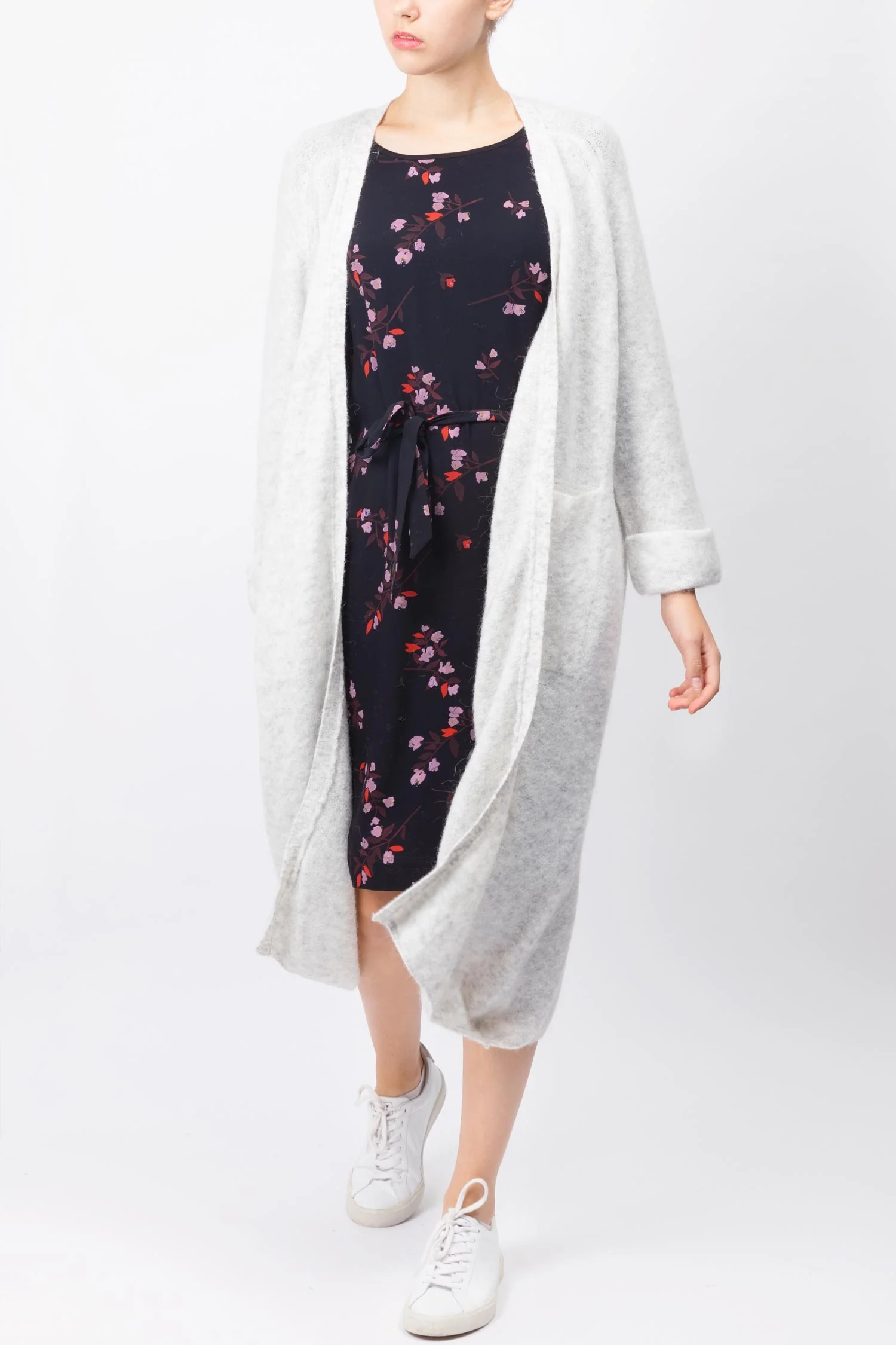 Longline Open Front Cardigan - Image 3