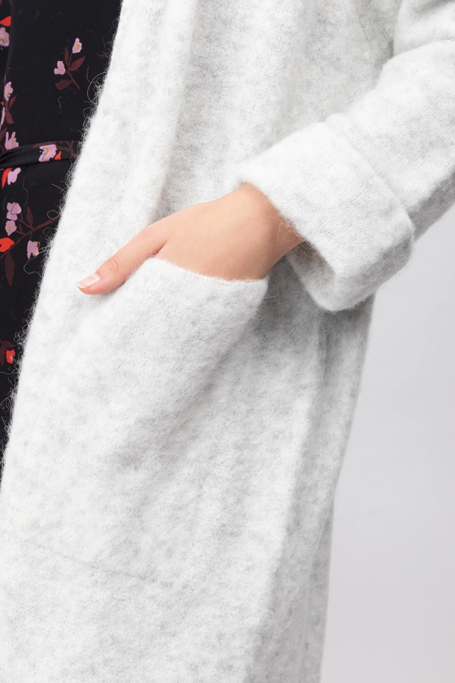 Longline Open Front Cardigan - Image 5