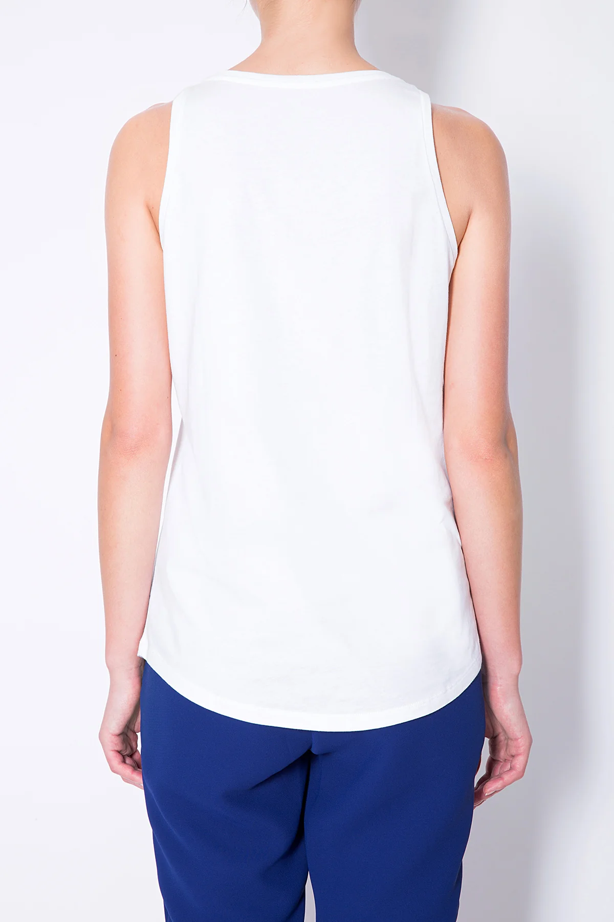 Oversize Cotton Tank Top - Image 4