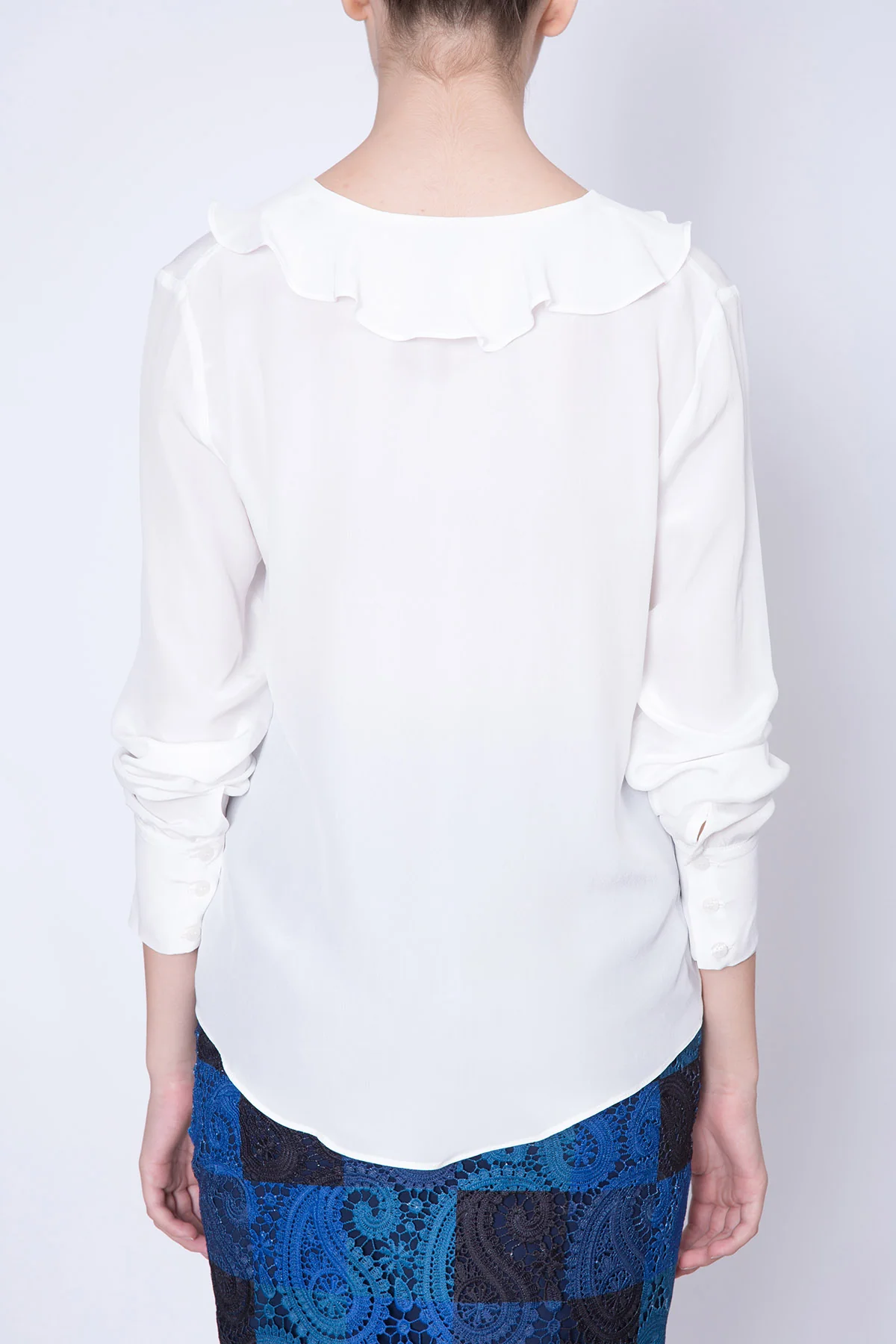 Ruffled Silk Top - Image 3