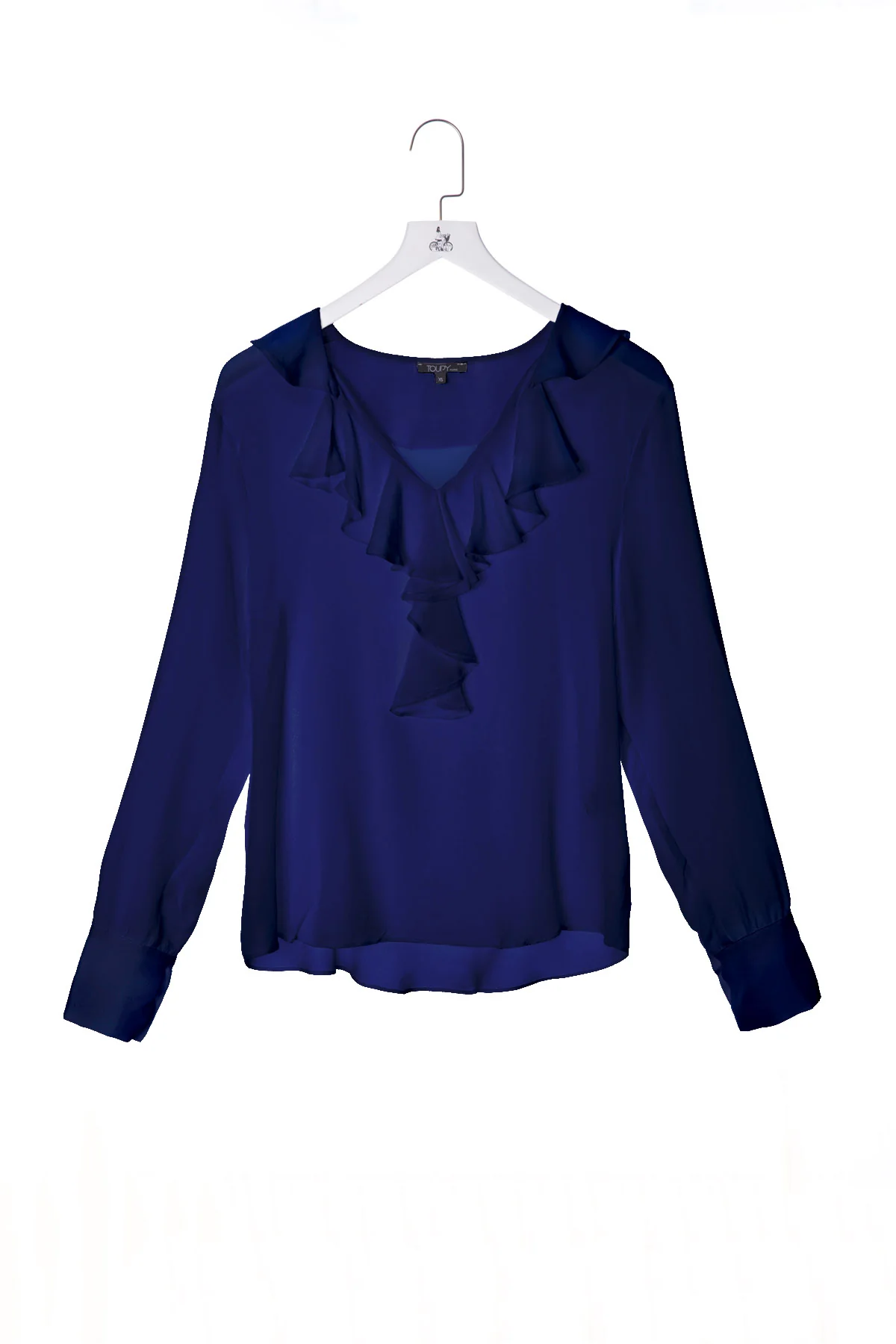 Ruffled Silk Top - Image 6
