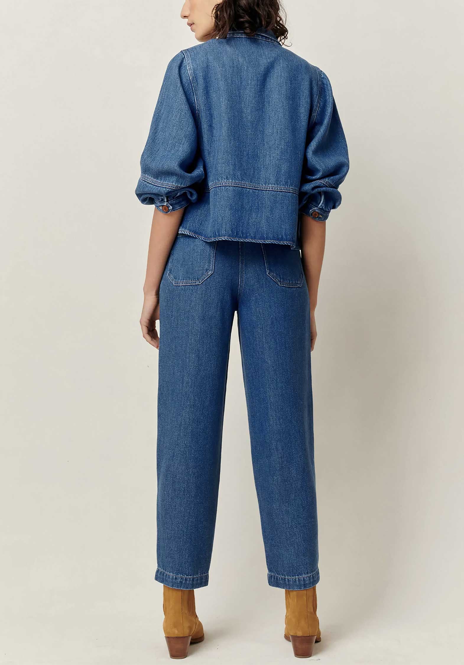 Denim Shirt Leone Denim-Blue - Image 6