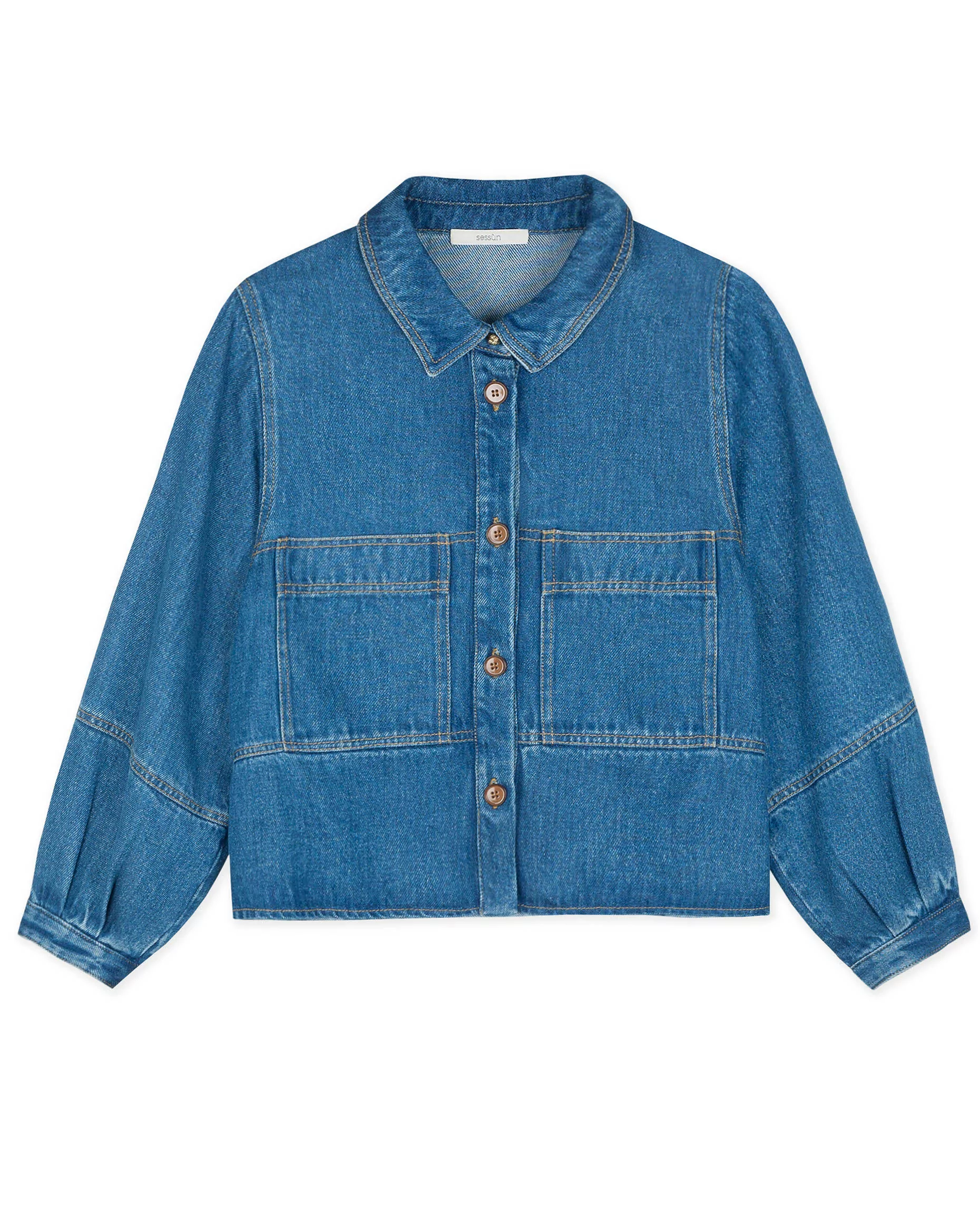 Denim Shirt Leone Denim-Blue - Image 9