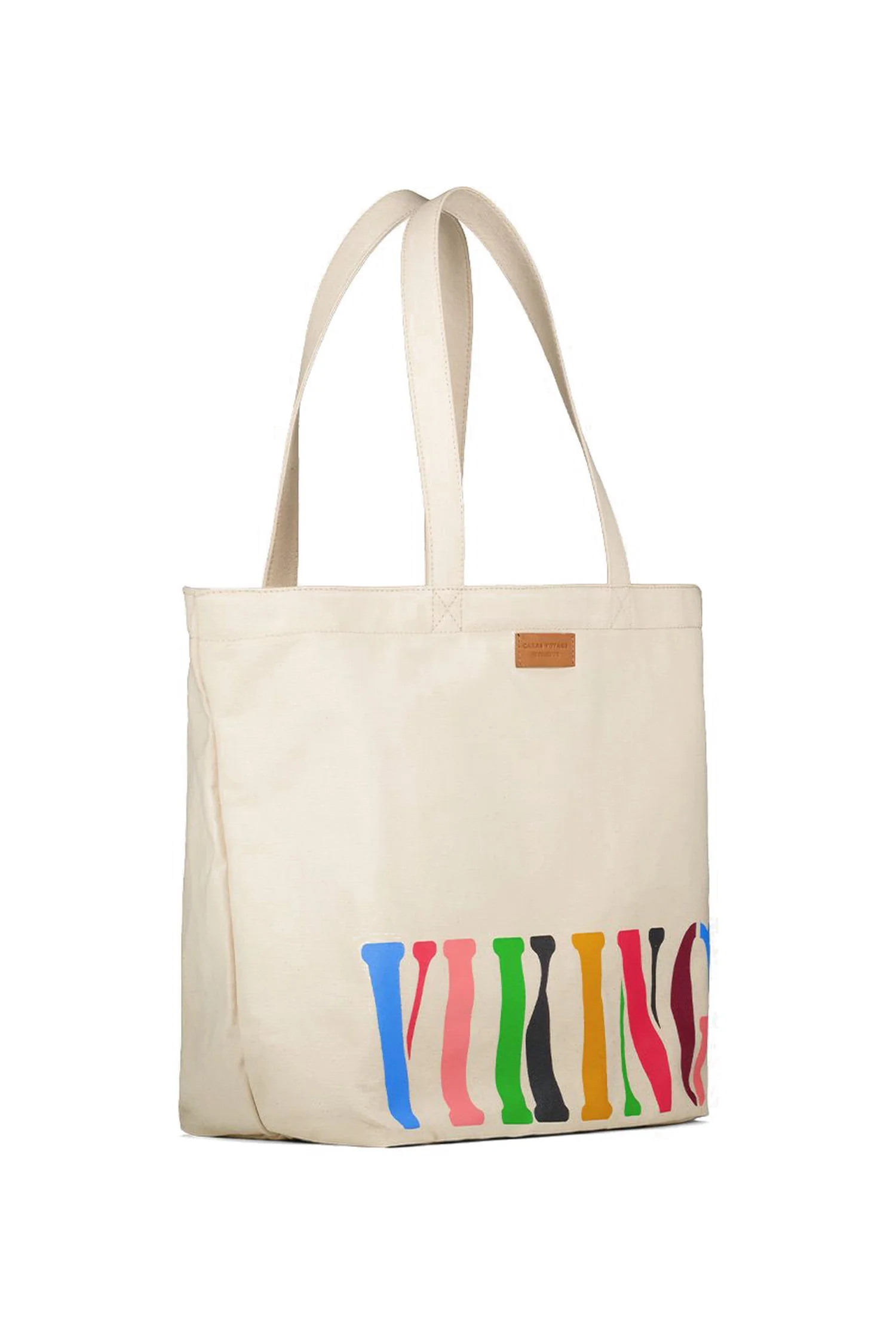 Text Printed Slogan Canvas Tote Bag - Image 3