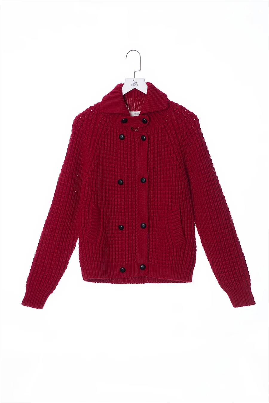 Waffle Knit Cardigan - Image 6